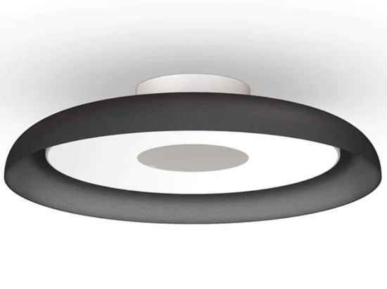 Φωτιστικό Οροφής - Πλαφονιέρα Nivél 15 10803 Dim Led 500lm 10,5W 2700K 38x8,9cm Black Pablo Designs