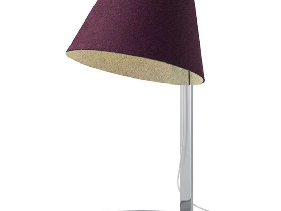 Φωτιστικό Επιτραπέζιο Lana LG 10271/10434 33x63,5cm Dim Led 350lm 5,5W 3000K Grey Plum-Chrome Pablo Designs
