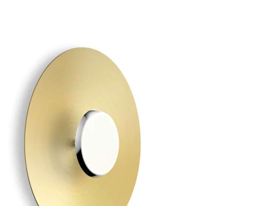 Φωτιστικό Τοίχου - Οροφής Sky 18 10764/10765 46x10cm Dim Led 1250lm 18W Aluminium-Brass Pablo Designs