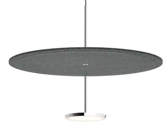 Φωτιστικό Οροφής Sky Sound 24 10570/10580 61x44,4cm Led 1250lm 18W Aluminium-Anthracite Pablo Designs