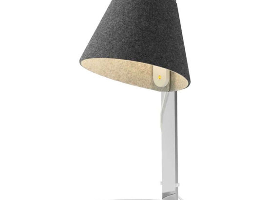 Φωτιστικό Επιτραπέζιο Lana Mini 10511/10515 20,3x52cm Dim Led 350lm 5,5W 3000K Grey Anthracite-Chrome Pablo Designs