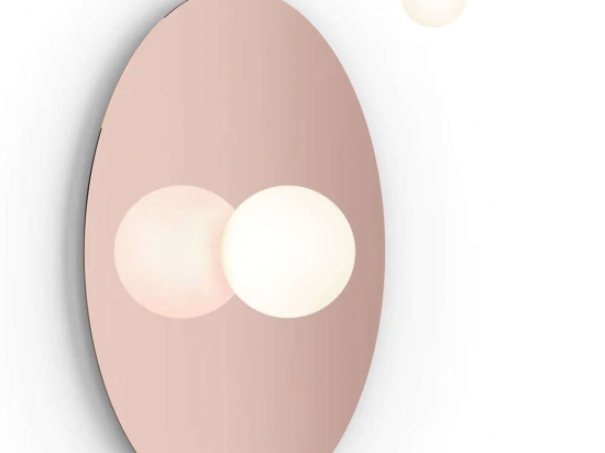 Φωτιστικό Τοίχου - Οροφής Bola Disc 32/8 10628 20,2x81,2cm Dim Led 1710lm 20W Rose Gold Pablo Designs