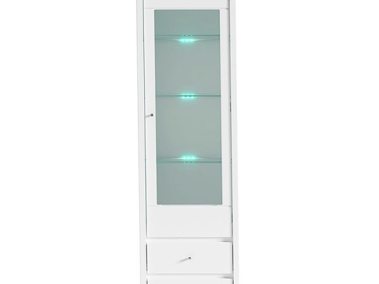 Βιτρίνα Fansi pakoworld LED λευκό 56x40.5x200.5εκ