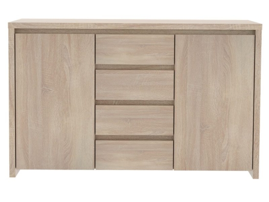 Μπουφές Selina pakoworld sonoma 143.5x40.5x92εκ