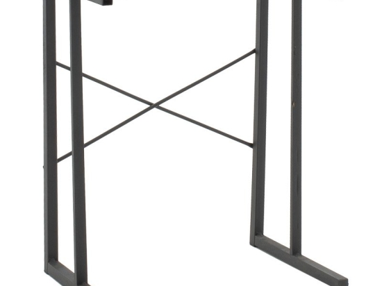 Γραφείο Giovanni pakoworld λευκό-μαύρο 60x35x64.5εκ