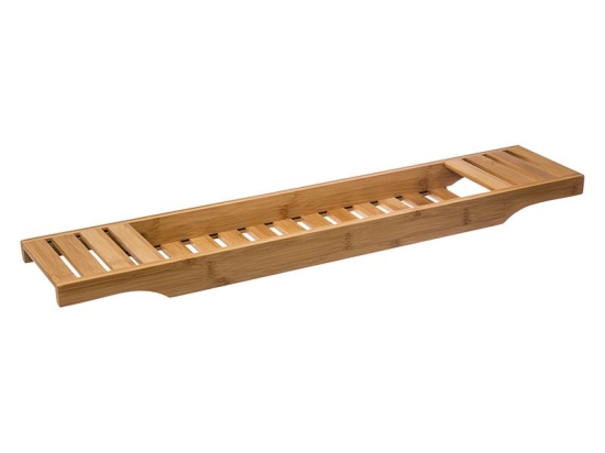 Πλατό μπανιέρας Seli pakoworld bamboo φυσικό 15x70x4,5εκ