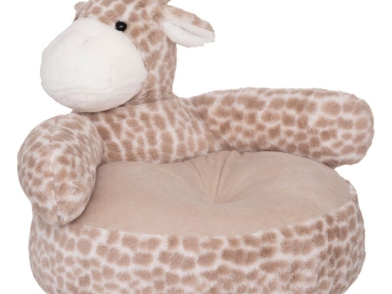 Παιδική πολυθρόνα Giraffe pakoworld καφέ-μπεζ 48x42x45εκ