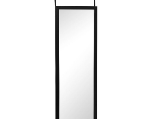 Καθρέπτης πόρτας PWD-0111 pakoworld polyresin-μαύρο 34x1.7x94εκ