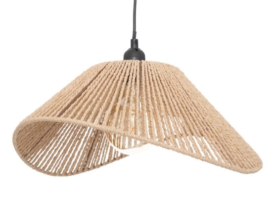 Φωτιστικό οροφής μονόφωτο PWL-1212 pakoworld Ε27 40W μπεζ 45x40x17εκ