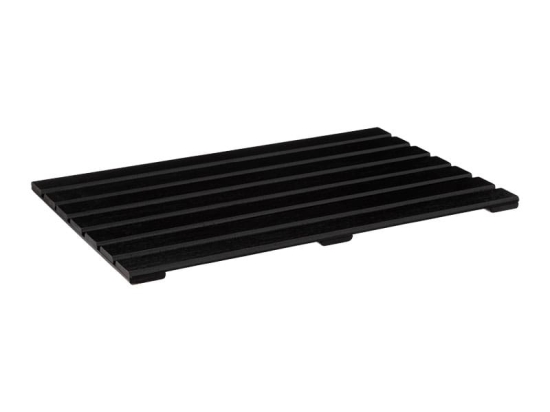 Ταπέτο μπάνιου Bambou pakoworld μαύρο 53x36x2.2εκ