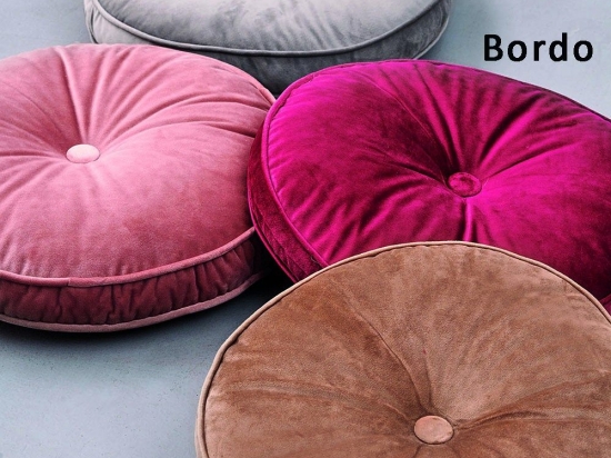 Μαξιλάρι Διακοσμητικό (Με Γέμιση) VF803 Bordo Palamaiki 40Χ40 Πολυέστερ