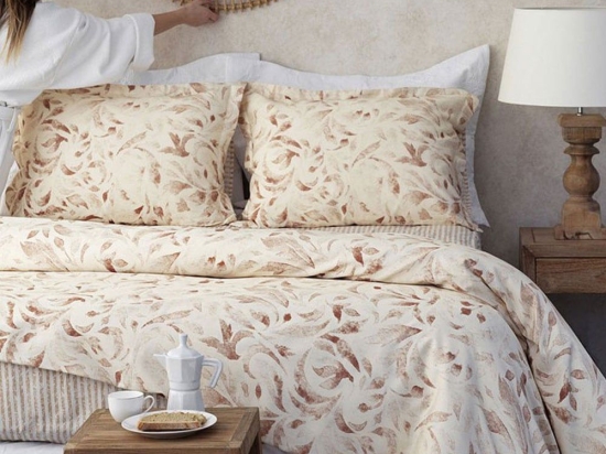 Μαξιλαροθήκες Σετ 2τμχ EC554 Beige Palamaiki 50X72 50x76cm 100% Βαμβακοσατέν