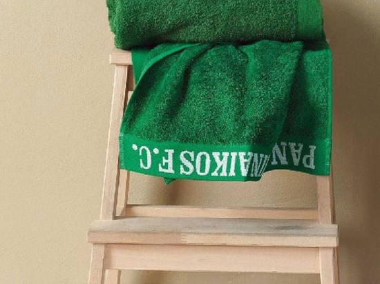 Πετσέτα Panathinaikos Green Palamaiki Προσώπου 50x100cm 100% Βαμβάκι