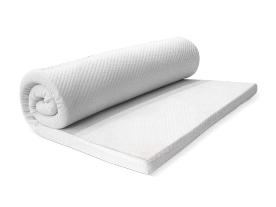 Ανώστρωμα Top Foam Με Αποσπώμενο Κάλυμμα White Palamaiki Διπλό 150x200cm