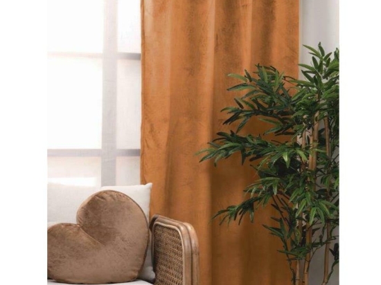 Κουρτίνα Cyrill Με Τρουκς Gold Palamaiki 140X260 Polyester