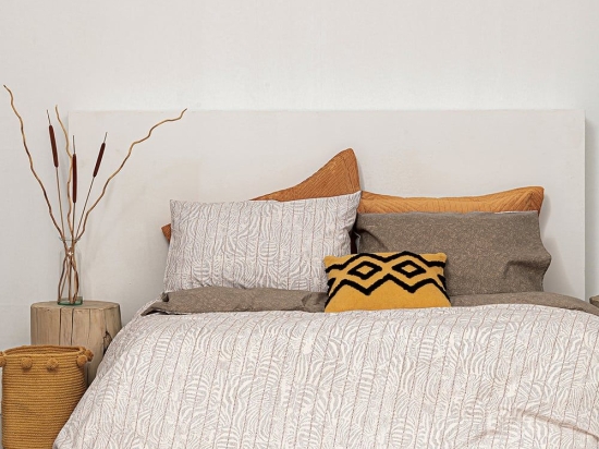 Σεντόνια FL6167 (Σετ 4τμχ) Greige Palamaiki King Size 265x260cm 100% Βαμβάκι