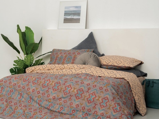 Σεντόνια FL6180 (Σετ 4τμχ) Multi Palamaiki Υπέρδιπλο 240x260cm 100% Βαμβάκι