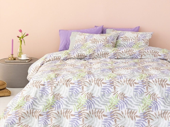 Σεντόνια CB2083 (Σετ 4τμχ) Lila Palamaiki King Size 265x275cm 100% Βαμβάκι