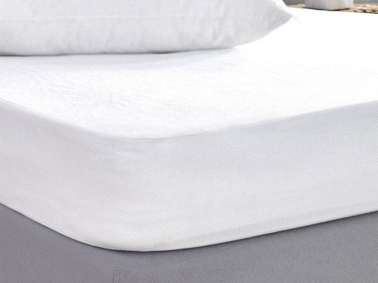 Κάλυμμα Στρώματος Comfort Jersey Waterproof White Palamaiki Διπλό 150x230cm 100% Βαμβάκι
