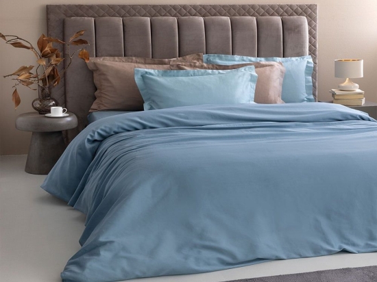 Σεντόνια Posh Sateen (Σετ 4τμχ) Denim Palamaiki Υπέρδιπλo 240x270cm 100% Βαμβακοσατέν