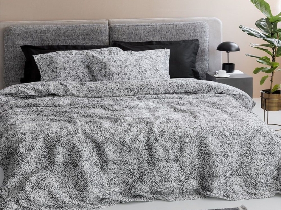 Σεντόνια Ivy IS803 (Σετ 4τμχ) Grey Palamaiki Υπέρδιπλo 240x270cm 100% Βαμβακοσατέν