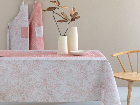Τραπεζομάντηλο TAT17 Off White Palamaiki 140X180 Βαμβάκι-Πολυέστερ