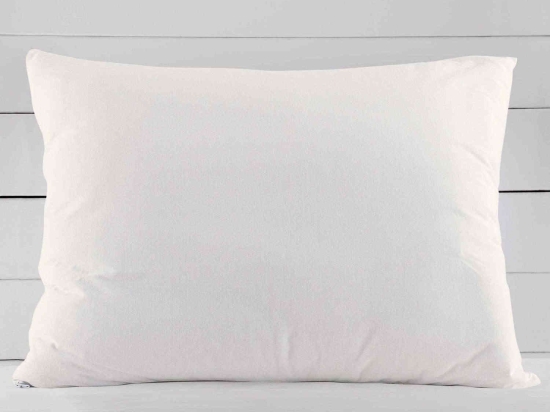 Κάλυμμα Μαξιλαριού Frotte Αδιάβροχο Basics Λευκό Ρυθμός 50Χ70 100% Βαμβάκι