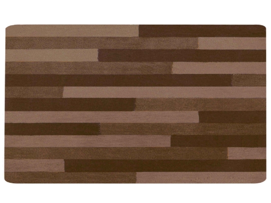 Πατάκι Μπάνιου Plank 05804.001 Brown 55Χ65 55x65cm Acrylic