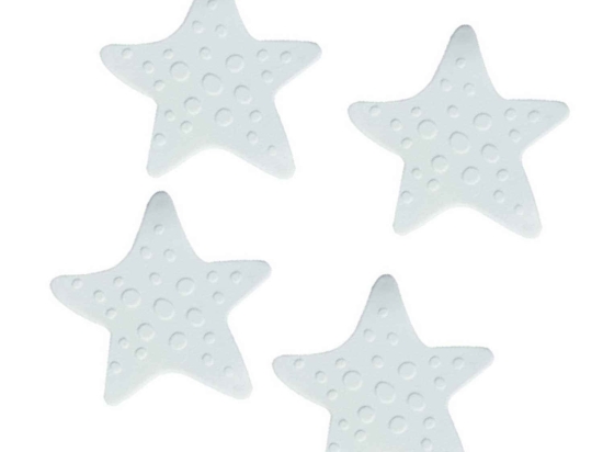 Μικρά Αντιολισθητικά Starfish (Σετ 5Τμχ) 00526.001 White PVC