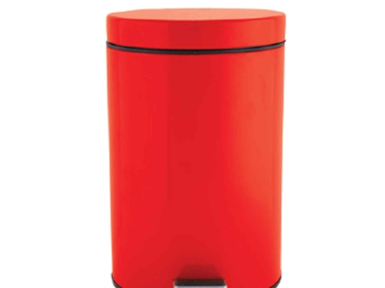 Κάδος Απορριμμάτων 7lt 05382.001 Red Μέταλλο