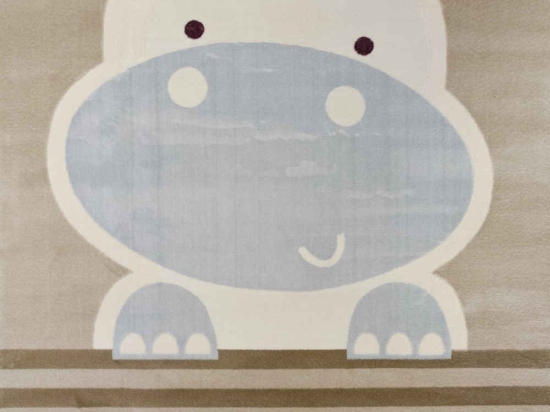 Χαλί Παιδικό Bambino Hippo 7581 Beige-Blue Ezzo 160X230cm