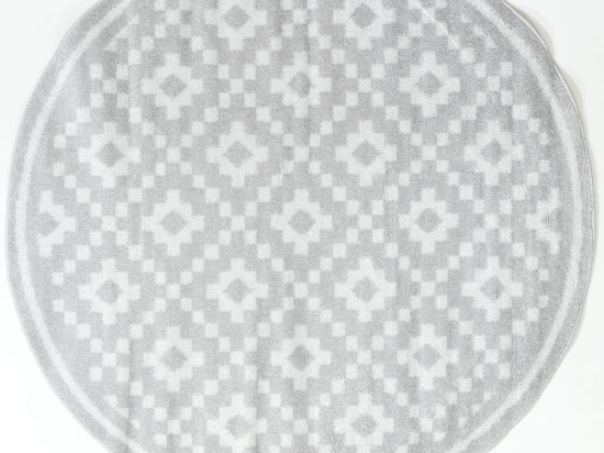 Χαλί Chroma B528AJ8  Round Light Grey-Cream Ezzo 160X160 Round