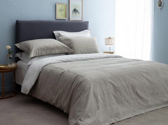 Παπλωματοθήκη Firenze-2 (Σετ 3τμχ) Beige Vesta Home Υπέρδιπλο 230x240cm 100% Βαμβακοσατέν