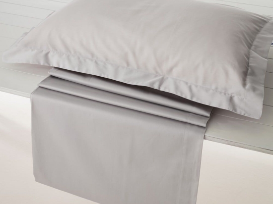 Σεντόνι Athena-304 Light Grey Vesta Home King Size 280x270cm 100% Βαμβακοσατέν