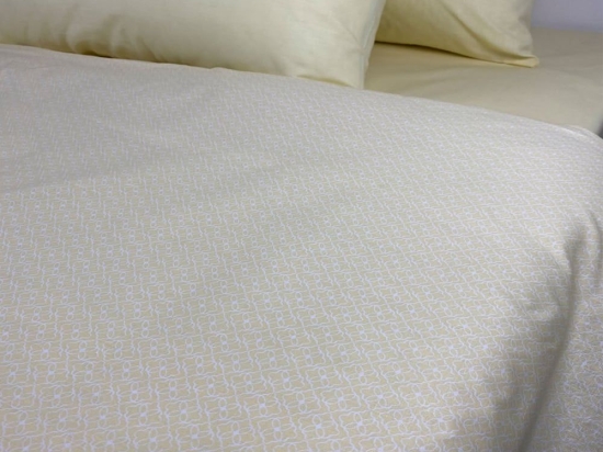 Σεντόνια Iris (Σετ 4τμχ) Yellow Astron Υπέρδιπλο 245x260cm 100% Βαμβάκι