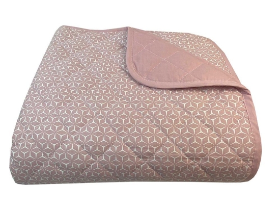 Κουβερλί Lidia 8446 Dusty Rose Astron Μονό 160x240cm 100% Βαμβάκι