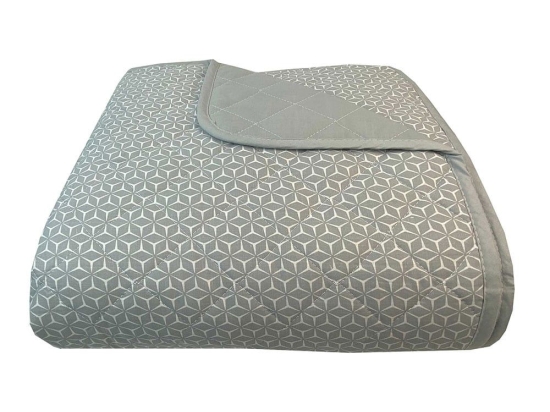 Κουβερλί Lidia 8448 Grey Astron Μονό 160x240cm 100% Βαμβάκι
