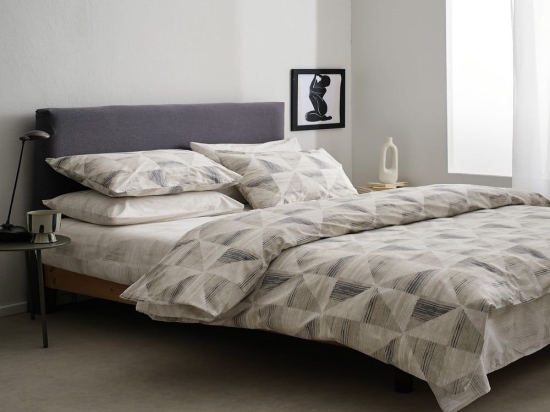Σεντόνια Vilma-1 (Σετ 4τμχ) Grey Vesta Home King Size 270x260cm 100% Βαμβάκι