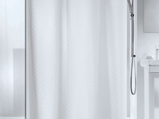 Κουρτίνα Μπάνιου Ricco 02115.002 180Χ200cm White 180Πx200Υ Polyester