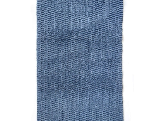 Ταπέτο Μπάνιου Ribbon 05550.002 50x80cm Blue 50 X 80 100% Βαμβάκι