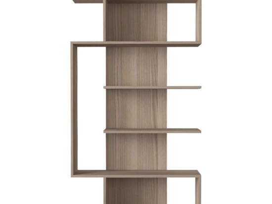 Βιβλιοθήκη-Ραφιέρα Oscar 90x22x172cm Grey Oak 881-00-003 Μελαμίνη