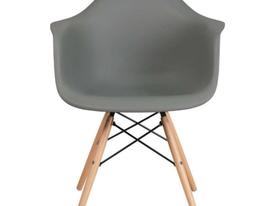 Καρέκλα Casual 65x64x79cm Grey Σετ 4τμχ Μέταλλο,Πλαστικό