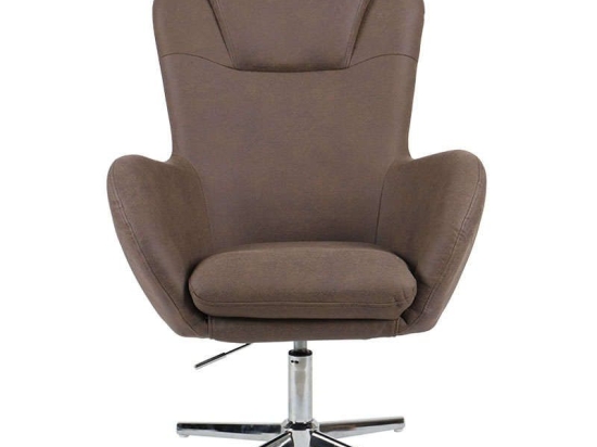 Πολυθρόνα ΜΥ-9251 72x73x100/104cm Brown 429-91-005 Μέταλλο,Ύφασμα