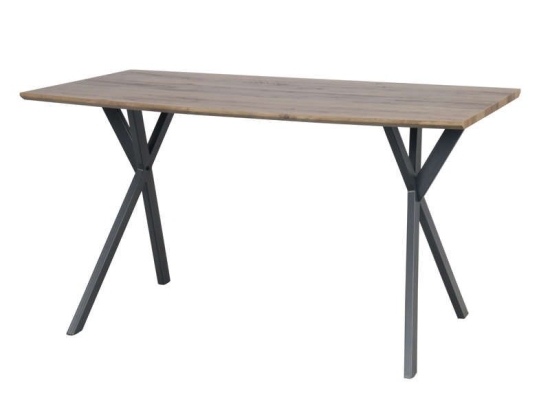 Τραπέζι T-1095 160x90x76cm 617-92-066 Mdf,Μέταλλο