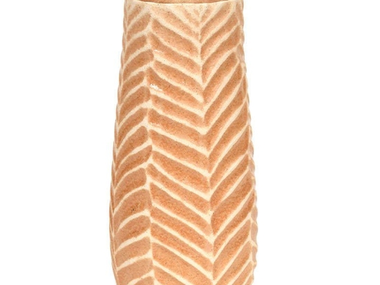 Βάζο Διακοσμητικό 2322-2 32cm Beige 1-0035-91-008 Etiquette Κεραμικό