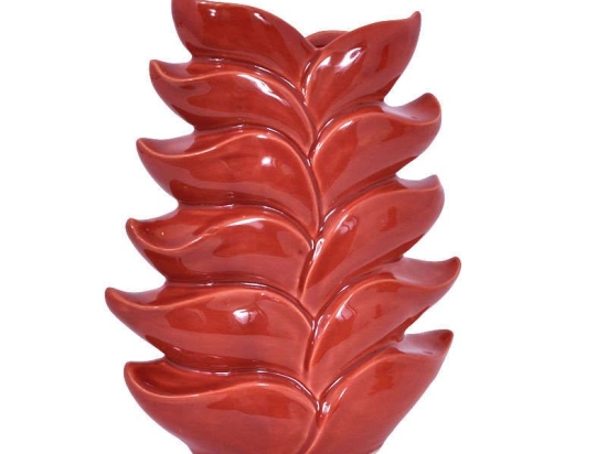 Βάζο Διακοσμητικό Σχ. Φύλλα 24cm Coral 1-0027-82-009 Etiquette Κεραμικό