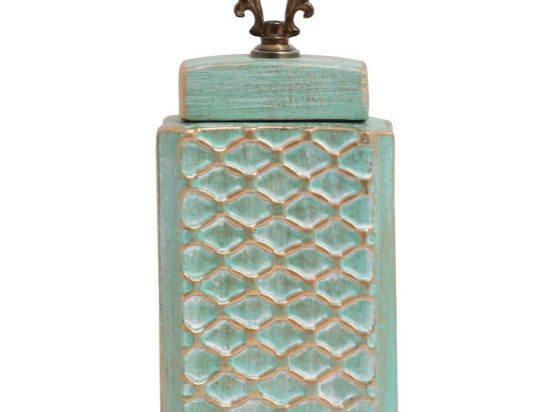 Βάζο 818655 373-121-654 17x10x34cm Veraman Κεραμικό