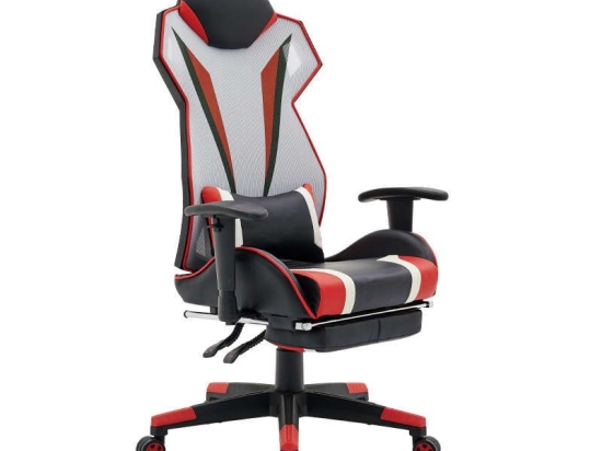 Καρέκλα Γραφείου-Gaming D-01 388-00-002 53x47x127cm Black-Red
