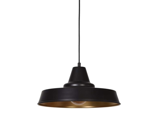 Φωτιστικό Οροφής Καμπάνα 835-92-112 42cm E27 Black-Gold