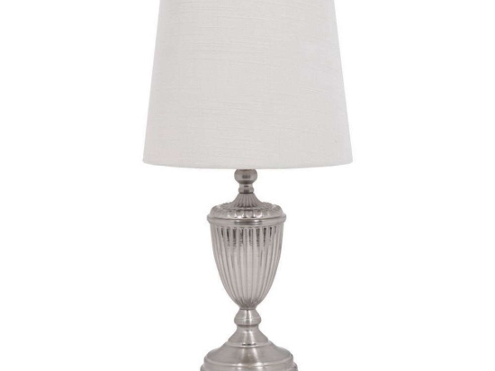 Φωτιστικό Επιτραπέζιο 035-00-069 12x46cm 1xE27 Silver-White